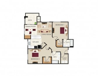 two bedroom floor plan apartments for rent beach the millennia apartments