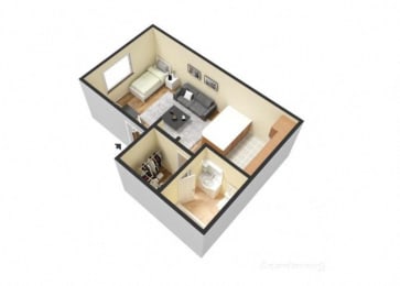 Studio floor plan