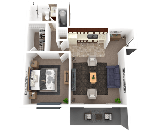 one bedroom one bathroom