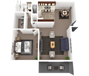 one bedroom one bathroom