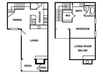 One Bedroom One Bathroom
