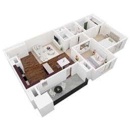  Floor Plan 2X2 T