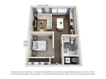  Floor Plan 1E