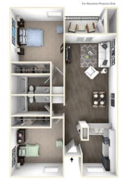 Two Bedroom Two Bathroom