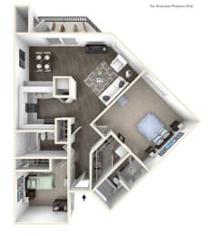Two Bedroom Two Bathroom