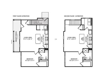 One Bedroom One Bathroom