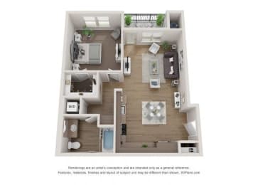 1B1 Floorplan