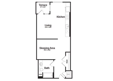 A4 Floor Plan at AV8, California