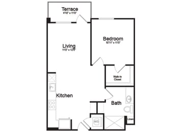 B2 Floor Plan at AV8, San Diego, California