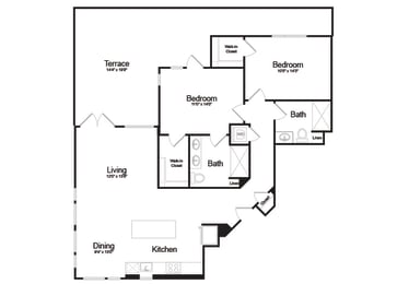 PH2 Floor Plan at AV8, San Diego, California