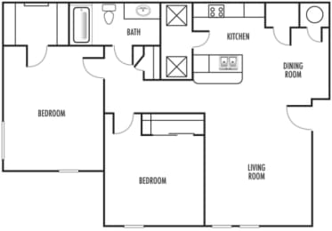 b10a floor plan at Odyssey Ridge, New Mexico, 87114