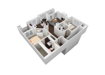 VBH - 2X2C Floor Plan