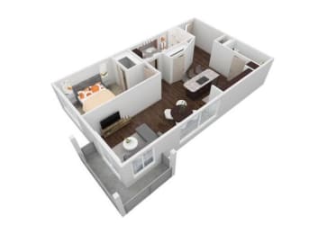 VU - 1X1D Floor Plan