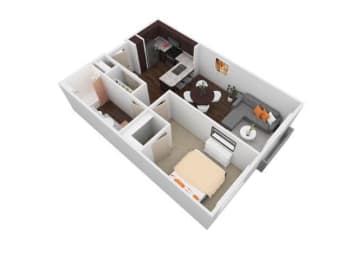 VU - 1X1A Floor Plan