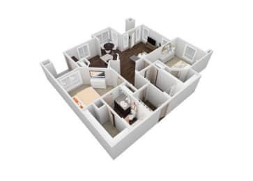 VBH - 2X2B Floor Plan