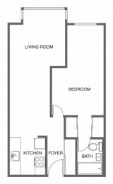 a floor plan of a house