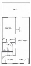a floor plan of a house