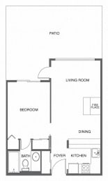 a floor plan of a house