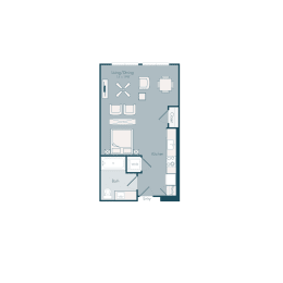 bedroom floor plan | the mansions on the park at Array La Mesa, California, 91942