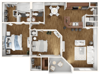 biological species floor plan at the calhoun greenway apartments in minneapolis, mn at View at Lake Lynn, North Carolina, 27613