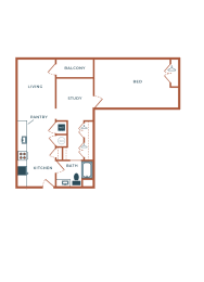 the unit plan of the residence