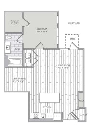 the floor plan of the third level of the apartment building