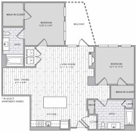 a floor plan of an apartment building with floor plans of different floors