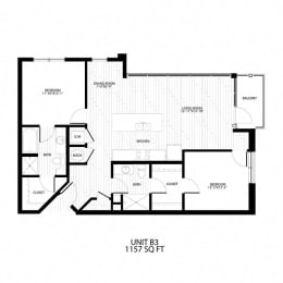 B3_FloorPlan at Alta Davis, North Carolina