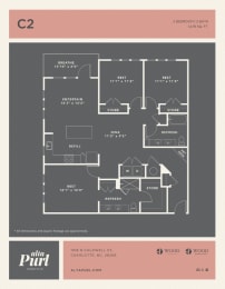 Floor Plan  a floor plan of a home with a bedroom and a living room
