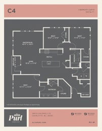 Floor Plan  a floor plan of a home with an attic room and a staircase