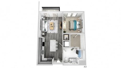 an overhead view of a floor plan of a house