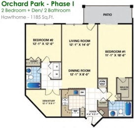  Floor Plan Hawthorne (2/2)