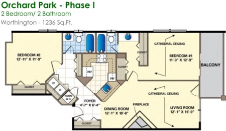 floor plan of the approach to the clubhouse floor plan for the park apartments