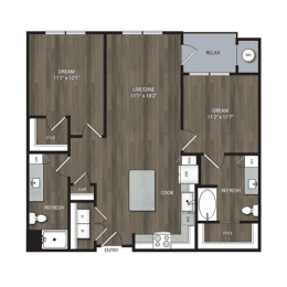  Floor Plan B1