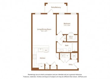 this is the floor plan for a bedroom apartment