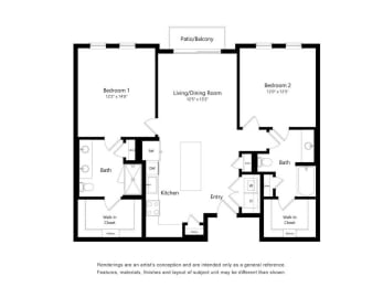  Floor Plan 2B