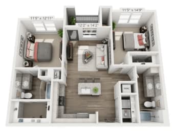  Floor Plan B1