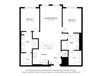  Floor Plan B1A