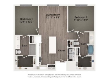  Floor Plan 2A.A