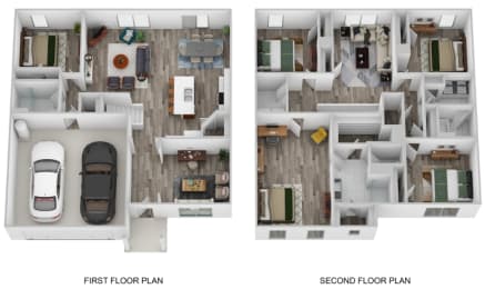2 bedroom floor plan  the residences at sawmill estates apartments