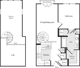 a blueprint of a floor plan of a house