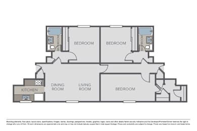 3Bed 2Bath at Hillsdale Garden Apartments, CA, 94403