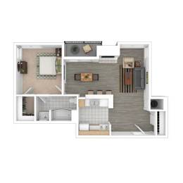  Floor Plan 1x1L A