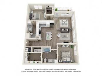 The Mezz at Fiddler's Green Bravo Floor Plan
