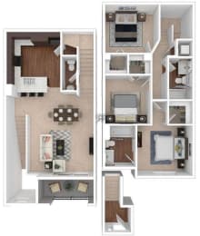 T10 Floor Plan at Palomar Station, San Marcos, CA