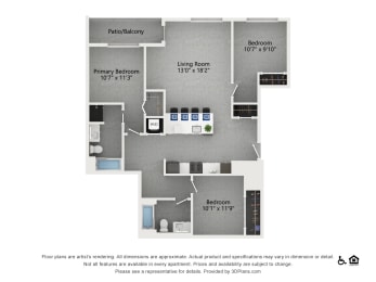 C.2 Floor Plan at Quattro, Utah, 84111
