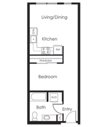 A7 one bedroom one bathroom