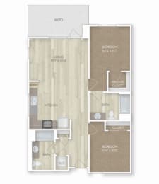 Two bedroom Two bathroom