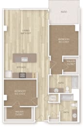 Two bedroom Two bathroom