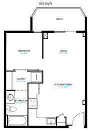 a floor plan of a bedroom apartment